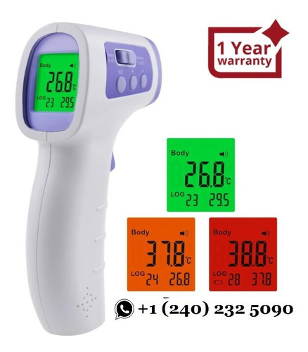 Imagen 4 de 7 de Termometro Digital Laser Infrarrojo Humano Envio Gratis