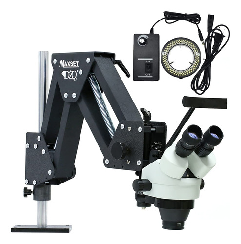 Dzq Espejo Micro Incrustado 7x-45x Juego De Microscopio Mult