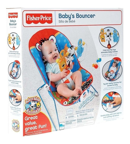 Silla Mecedora Para Bebe Varon Recien Nacido Fisher Price 