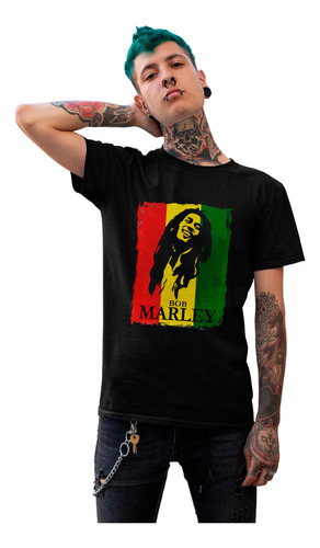 Camiseta Rasta Reggae Musica Bob Marley Jamaicana One Love