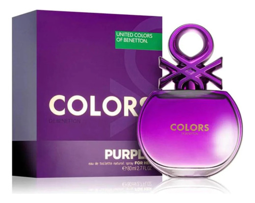 Perfume Benetton Colors Purple  80ml. Para Damas