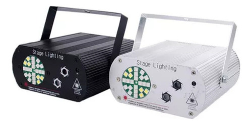 Proyector Luz Led Láser Audiorítmico Efectos Control Ps01