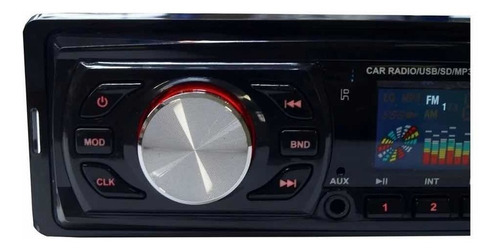 Toca Radio Fm P/ Carro Mp3 Automotivo Usb Sd Aux Player Som