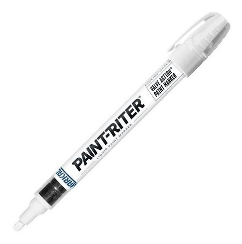 Marcador Paint Riter Markal Valve Action Blanco (12 Piezas)