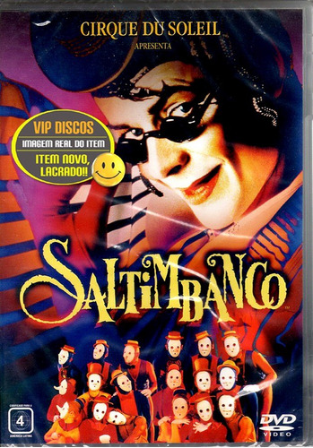 Dvd Cirque Du Soleil Saltimbanco - Novo Original Lacrado!