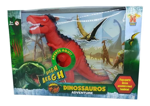 Dinossauro Grande T-Rex Dino Planet Vinil 48 cm.