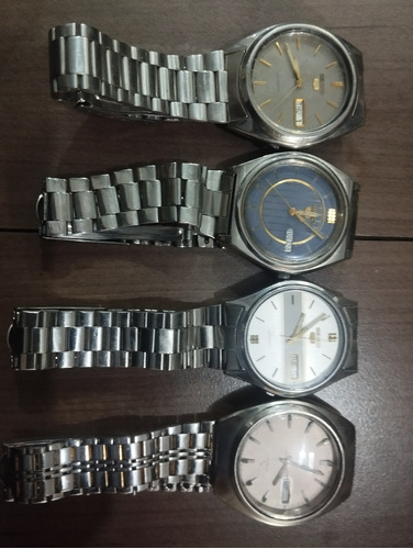 Set De Relojes Seiko 4 Unidades Funcionando 