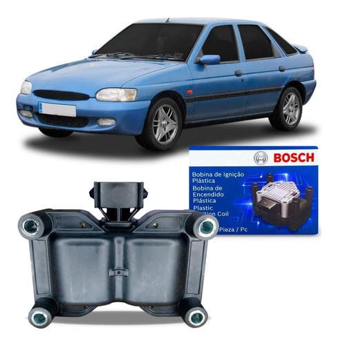 Bobina De Ignição Escort 1.6 2000 2001 2002 Bosch