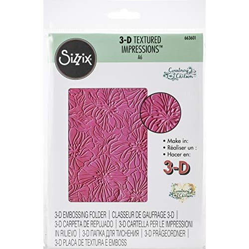 Carpeta De Embossing Textura 3d, Multicolor