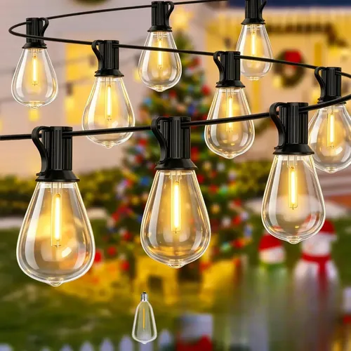 Cordão De Luz Led Flores 10 M 15 Lâmpadas Yellow 127v