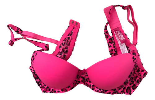 Corpiño Rosa C/ Adornos Animales 85 Victoria Secret / Pink