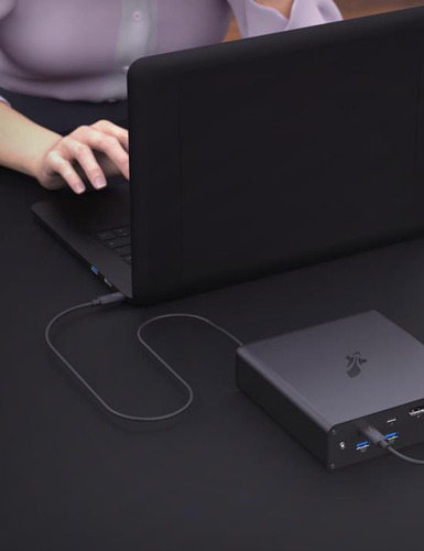 Sabrent Estación De Acoplamiento Thunderbolt 3 Dual M.2 Ssd