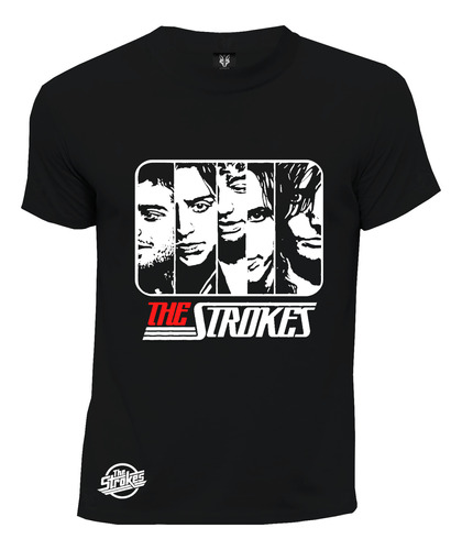 Camiseta Rock Indie  Integrantes The Strokes