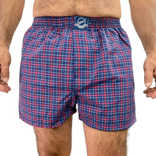  Calzoncillo Boxer Poplin Hombre. Talle Especial