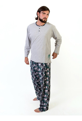 Pijama De Hombre Pantalón Star West Mod. 9196 Soccer