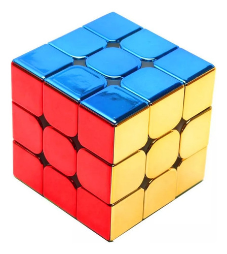  Cubo Rubik 3x3 Magnético Metalizado