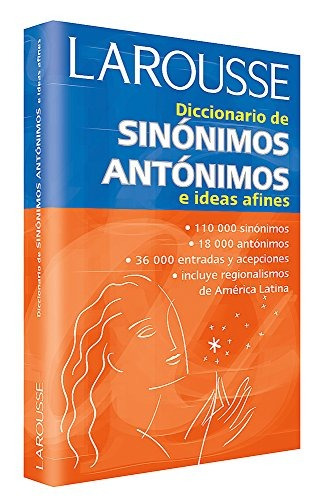 Libro : Diccionario De Sinonimos, Antonimos, E Ideas Afines 