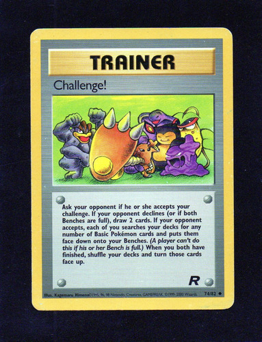 Carta Pokemon Tcg, Trainer Challenge! 74/82. Mira!!!!