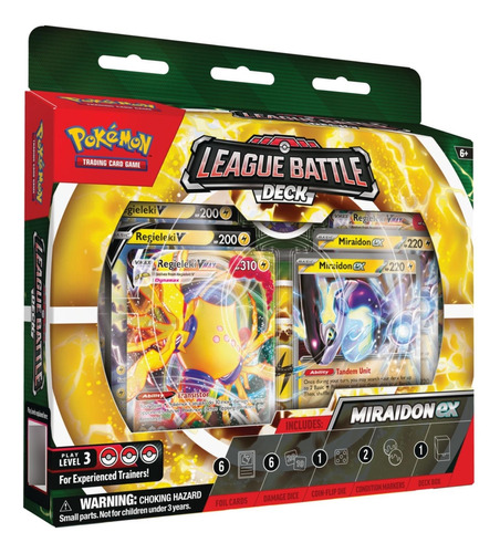 Pokémon Tcg Miraidon Ex League Battle Deck Inglés