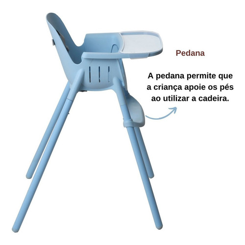 Imagem 4 de 8 de Cadeira Alimentação Portátil Refeição Bebê Cadeirinha Poke