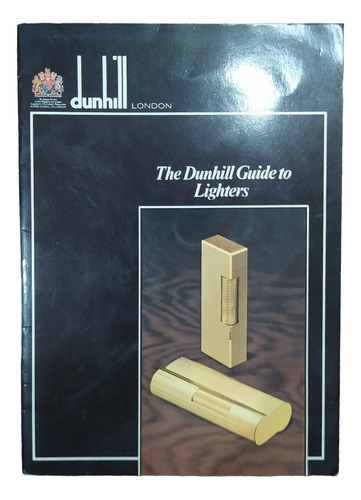 Antiguo Catálogo De Encendedores De Dunhill Londres Inglés (Usado)