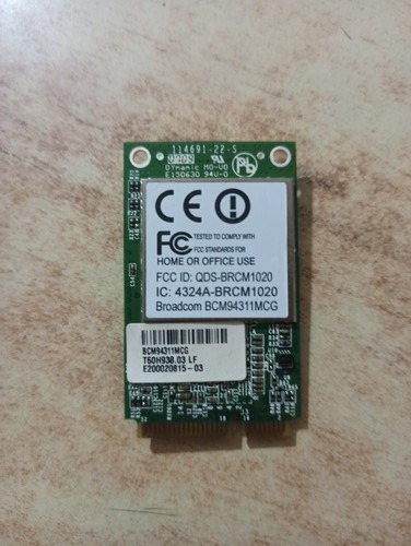 Wifi Broadcom Bcm94311mcg (Usado)