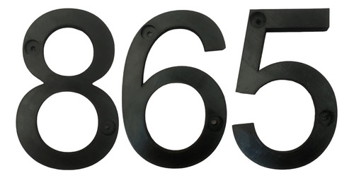 Números Decorativos Para Casas, Mxgnb-865, Número 865, 17.7c