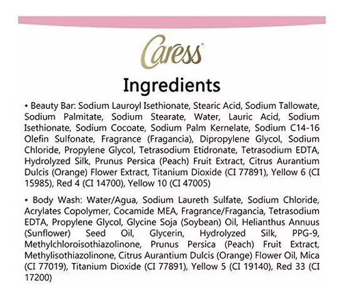 Caress Daily Silk Bar Soap & Hydrating Body Wash Gift, 4 count
