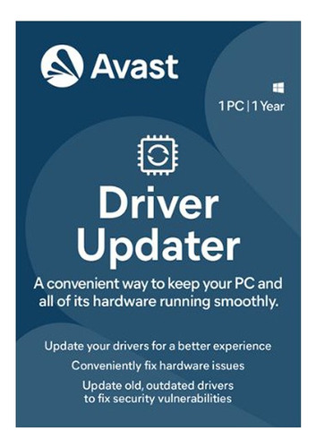 Avast Driver Updater  2024 - 1 Pc - 1 Año - Windows 