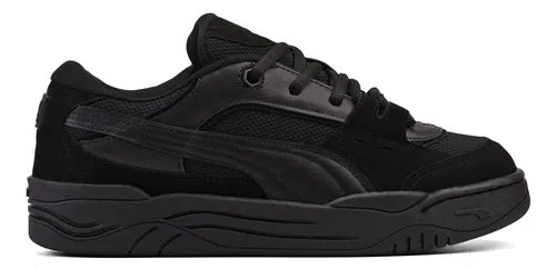 MLB 4779497929 Tnis Puma 180 Skate Robusto Confortavel Macio Camurca Black JM