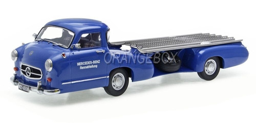 Mercedes Benz Renntransporter 1955 1:18 Iscale Azul