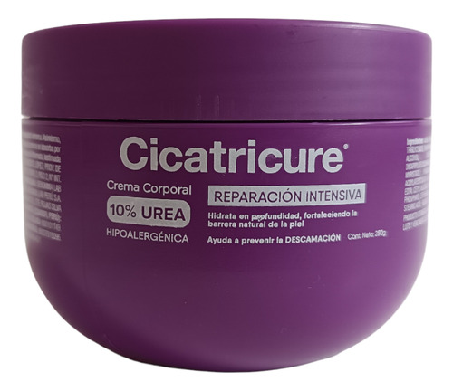 Cicatricure Crema Corporal 10% Urea. Reparación Intensiva