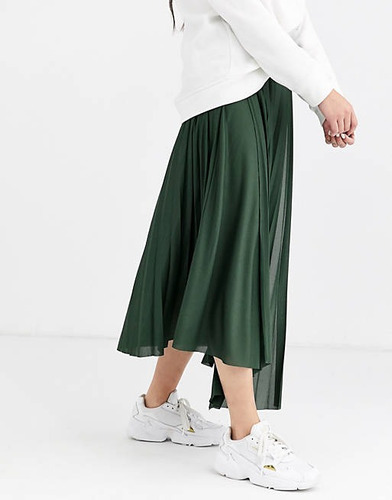 Falda Larga Verde Marca Asos