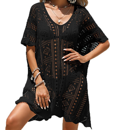 Salida De Playa Vestido Mujer Verano Cover Up Para Bikini