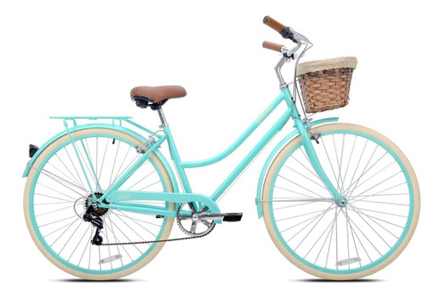 Bicicleta Kent 700c Belle Aire Women's Cruiser Bike Aqua 