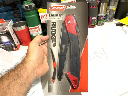 Imagen 3 de 3 de Serrucho Coleman Rugged Plegable Hoja 20cm Camping