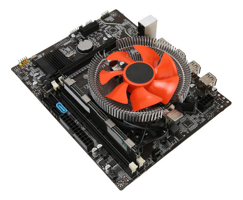 Combo Cpu Placa Base Luz Indicadora Dual Ddr3 Para Pc Red 12