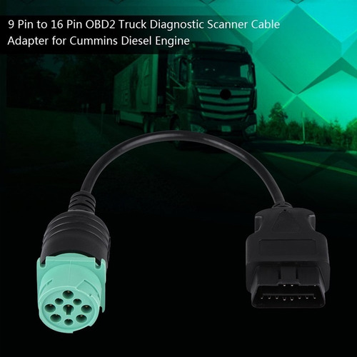Para Cummins Diesel Engines 9-pin To 16-pin Diagnostic Cable