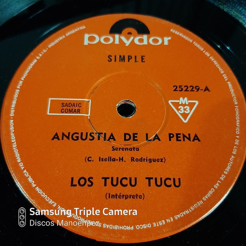 Simple Los Tucu Tucu Polydor C15