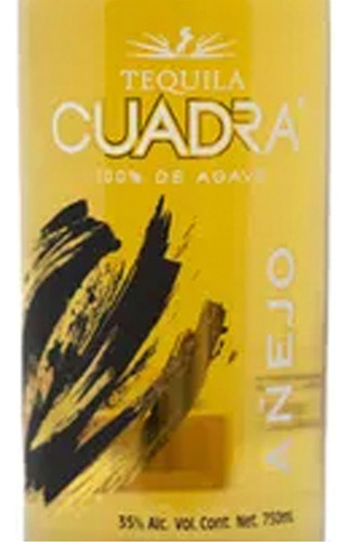 Pack De 2 Tequila Cuadra Añejo 750 Ml