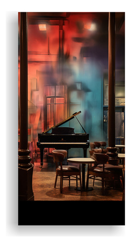 100x50cm Cuadro De Jazz En Nueva Orleans - Decocuadros