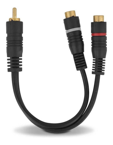 Cabo Adaptador 1 Rca Macho Para 2 Rca Fêmea Storm 20cm