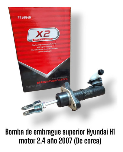 Bomba De Embrague Superior Hyundai H1 2.4  2007(de Corrrea)