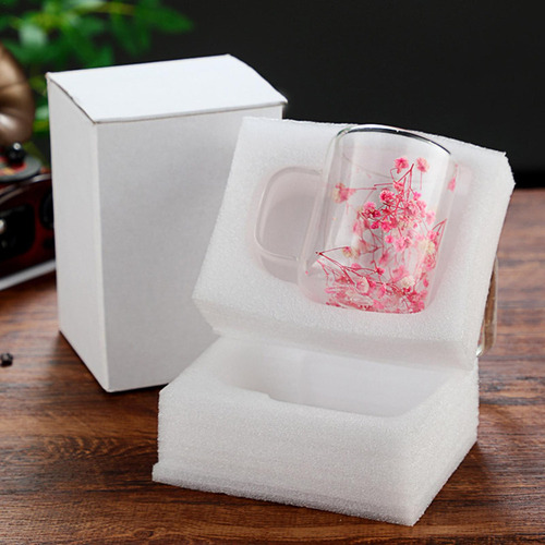 Tazas De Agua De Vidrio Tazas De Café De Vidrio De Doble Par