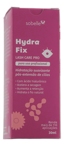 Hydra Fix Bruma Fixador Para Extensão De Cílios Sobelle 30ml