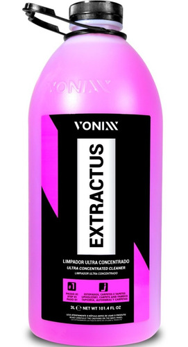 Produto Para Extratora Limpa Estofados Extractus Vonixx