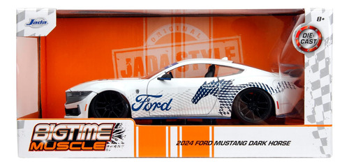 Big Time Muscle 1:ford Mustang Gt Dark Horse Coche Fundido A