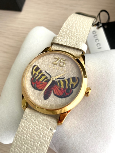 Reloj Mujer Gucci G-timeless Mod. Ya1264062a Butterfly