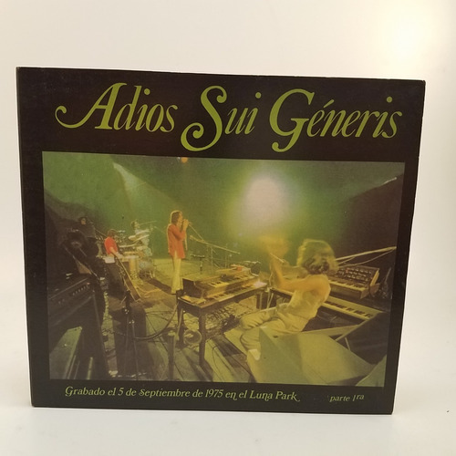 Sui Generis - Adios Sui Generis Parte 1 Y 2 - 2cd - Ex 