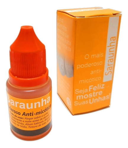 Poderoso Contra Micose De Unha Saraunha Antimicótico Natural Cor Laranja